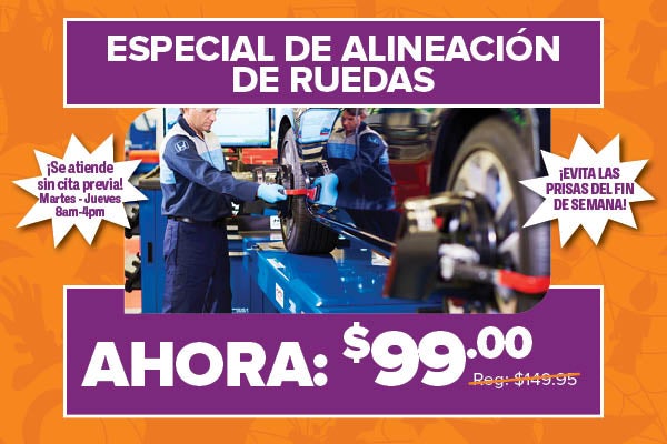 Especial de Alineación de Ruedas