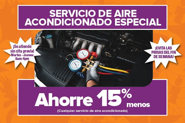 Servicio de Aire Acondicionado Especial