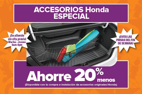 Accesorios Honda Especial